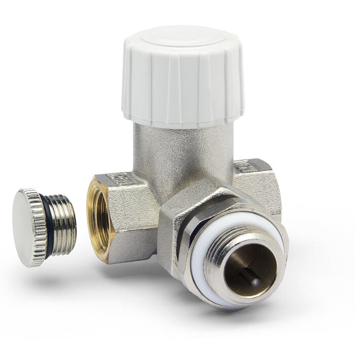 Robinet de radiateur thermostatisable réversible - M 1/2" - RBM