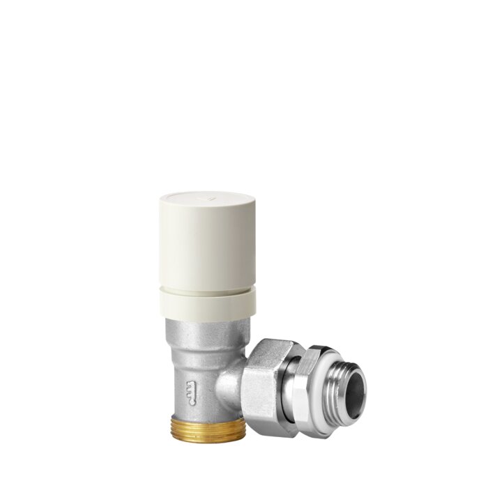 Robinet de radiateur équerre thermostatique - M 1/2" - RBM