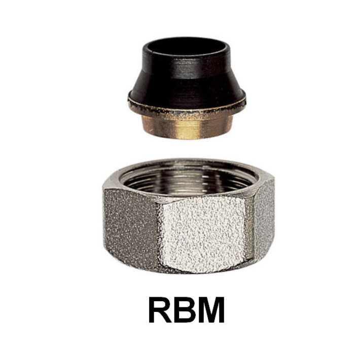 Raccord cuivre droit - Femelle Pas RBM - Ø 14 mm - Tube cuivre recuit - RBM