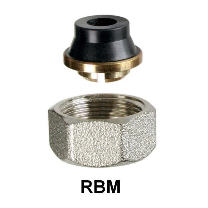 Raccord cuivre droit - Femelle Pas RBM - Ø 12 mm - Tube cuivre recuit et écroui - RBM