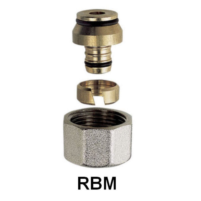 Raccord PER droit - Femelle Pas RBM - Ø 12 mm - RBM