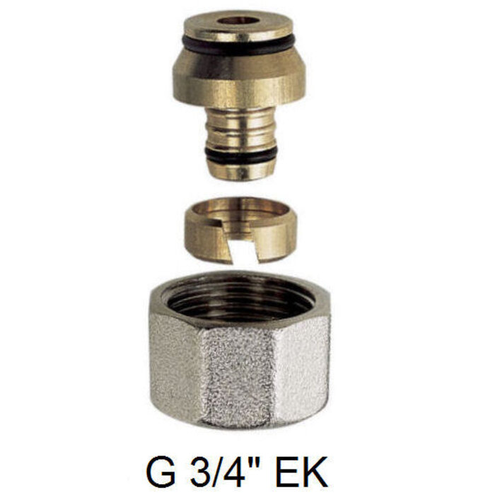Raccord PER droit  - RBM - F 3/4 - Ø 12 mm
