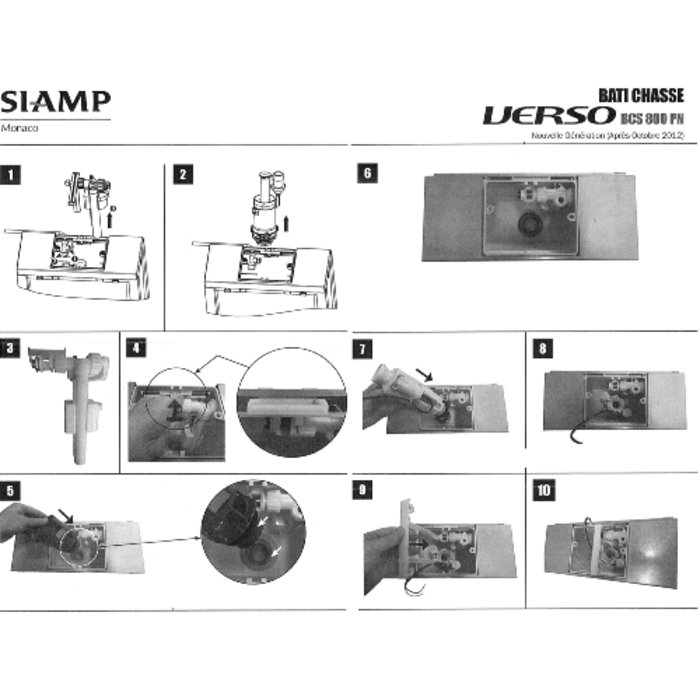 Kit de transformation en réservoir - SIAMP - Verso 800 pneumatique   -1