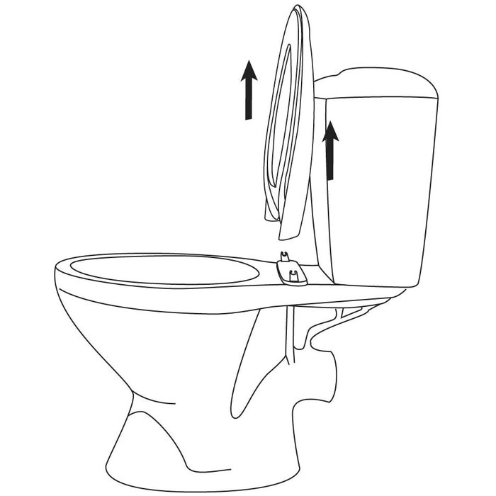 Abattant WC double Luna 200-2