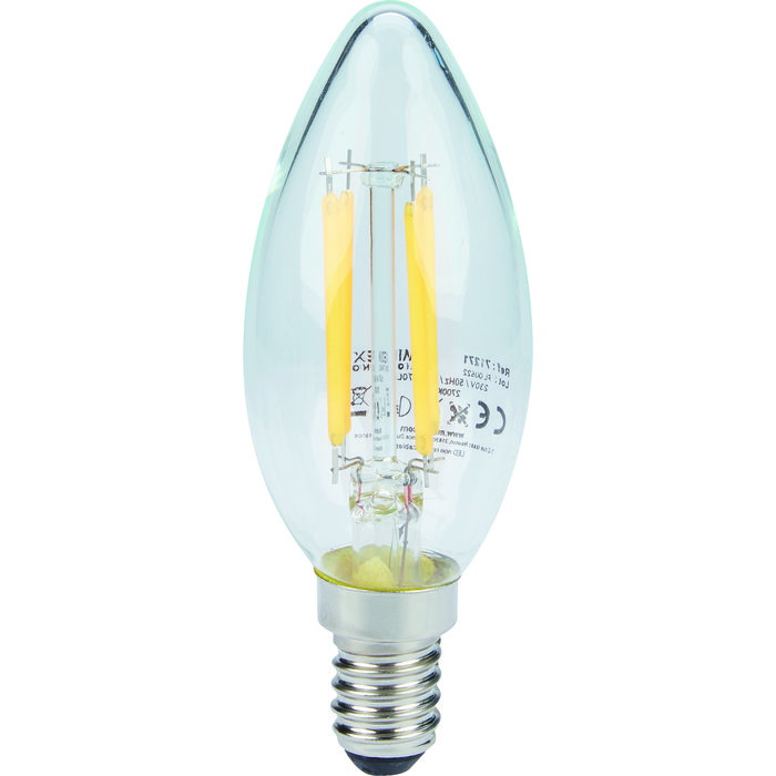 Ampoule LED flamme - Miidex Lighting - E14 - 4 W-1