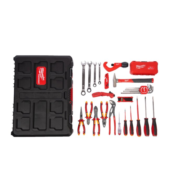 Coffret packout plombier - MILWAUKEE - + 1 Projecteur mousqueton offert-4