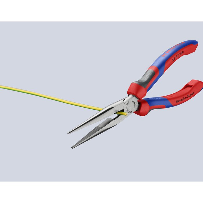Pince demi-ronde avec tranchant Knipex - 200 mm-7