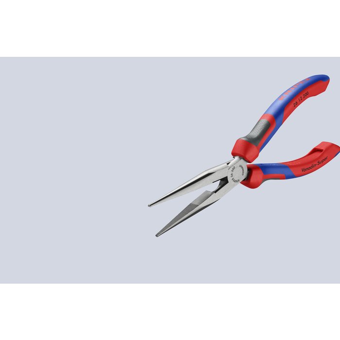 Pince demi-ronde avec tranchant Knipex - 200 mm-10