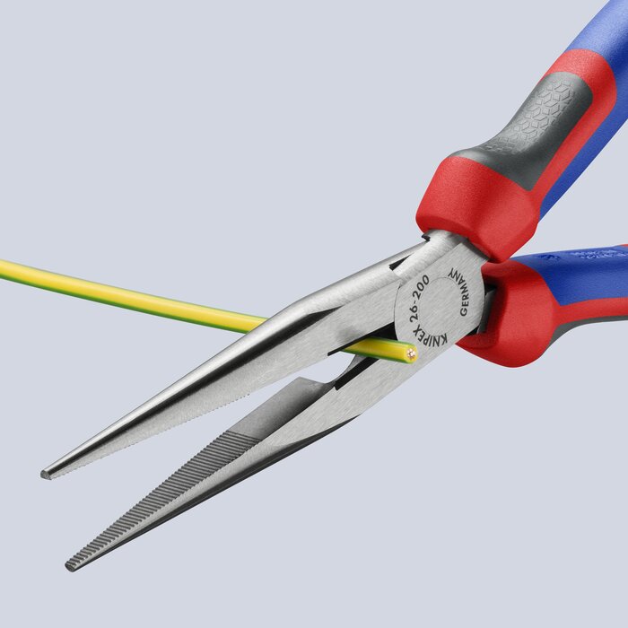 Pince demi-ronde avec tranchant Knipex - 200 mm-11