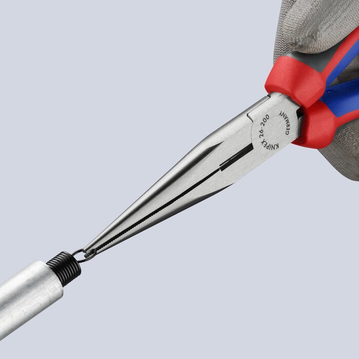 Pince demi-ronde avec tranchant Knipex - 200 mm-13