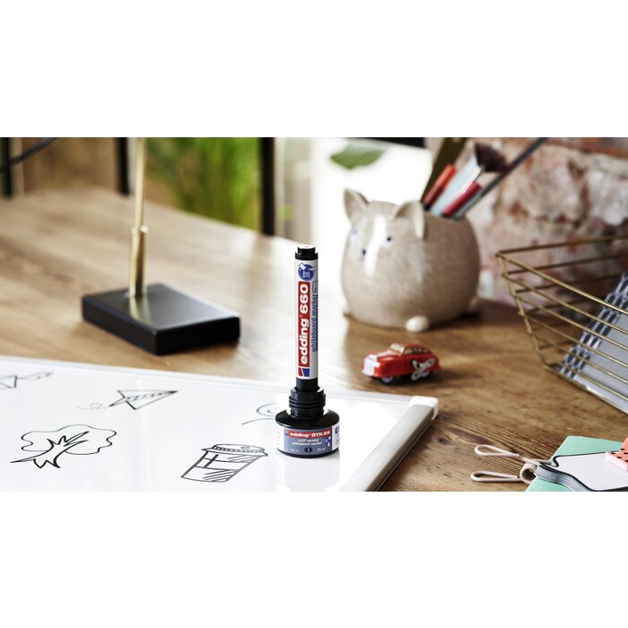 Étui de 4 marqueurs - 660 - EDDING - Rechargeable-7