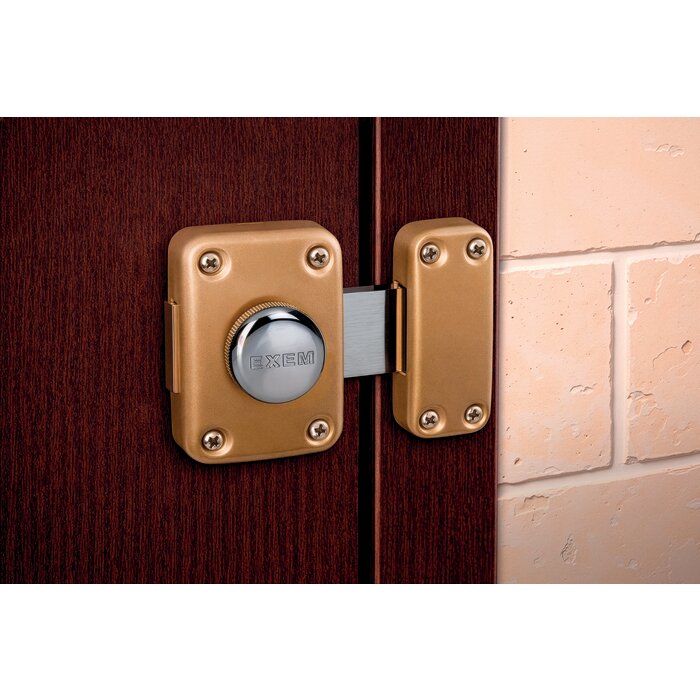 Verrou de sûreté à bouton - Exem - 40 mm-4