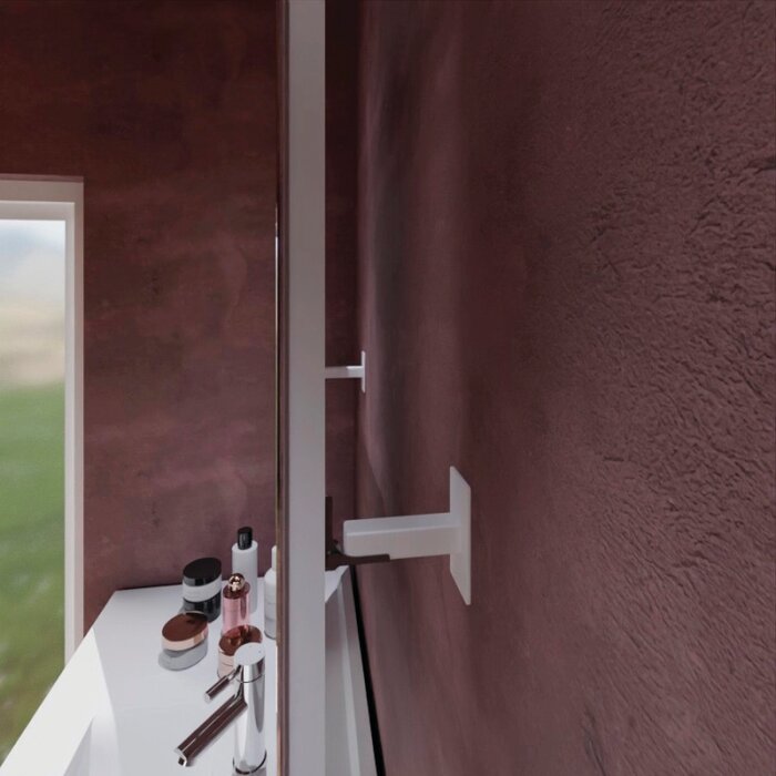 Miroir à Led intégré - Rota Plus - CREAZUR - 70 x 80 cm-2