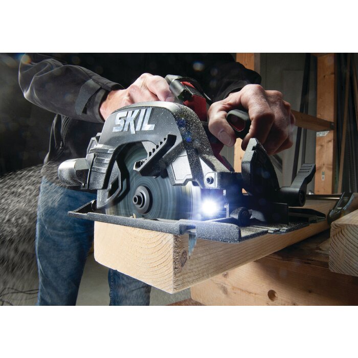 Scie circulaire sans fil - SKIL - 20 V - Capacité de sciage de 66 mm à 90°-4