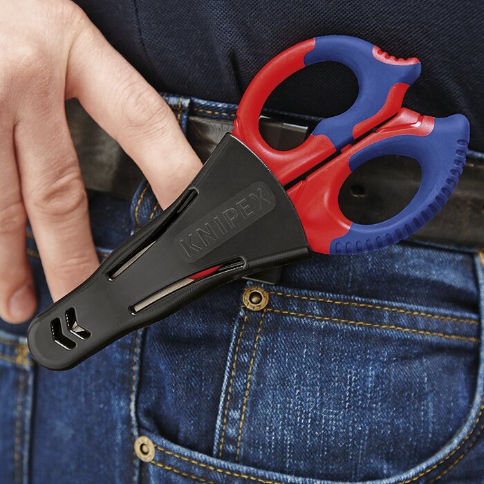 Ciseau d'électricien Knipex - Longueur 155 mm-5