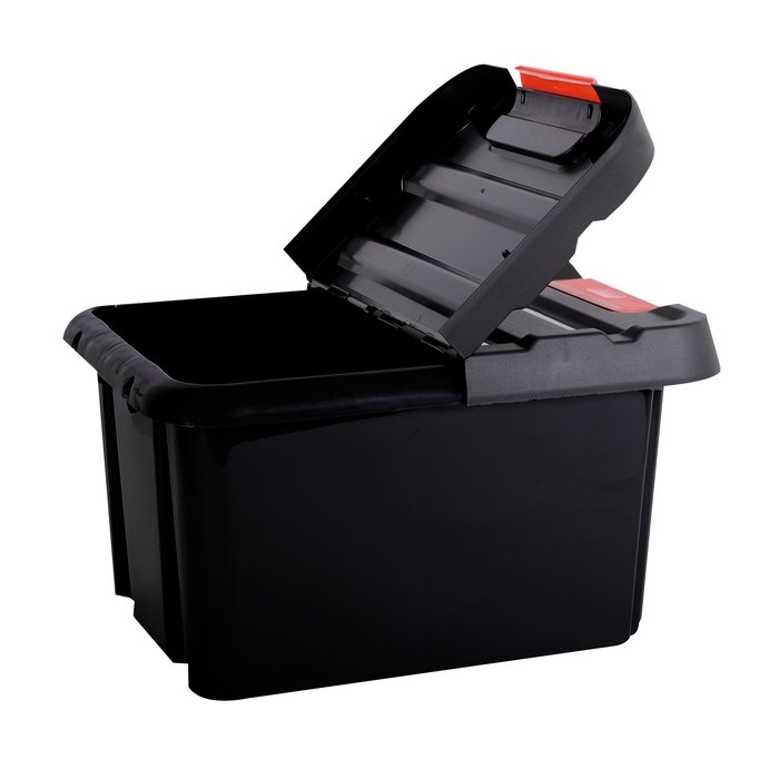 Bac de rangement avec couvercle Stock'R-2