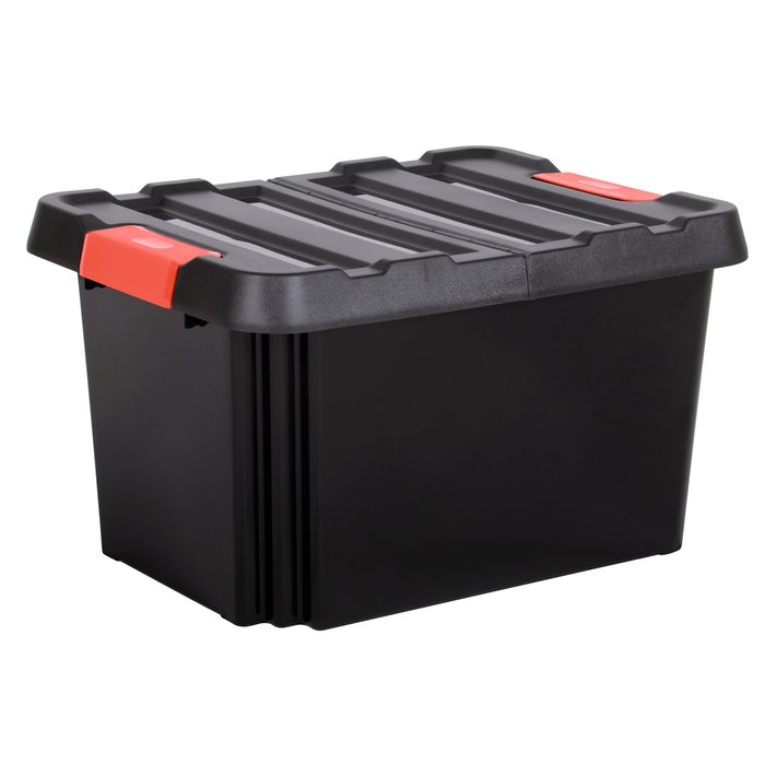 Bac de rangement avec couvercle Stock'R-1