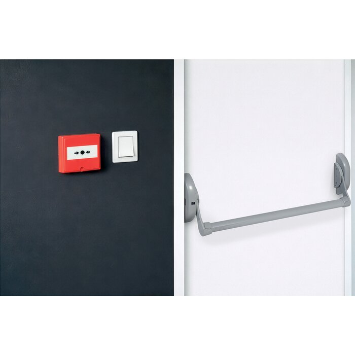 Serrure anti-panique - Exem - Cross Bar 1000 - Argent - 1 point-2