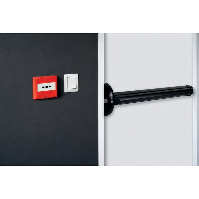 Serrure anti-panique - EXEM - Push 1000 - Noire - 1 point -2