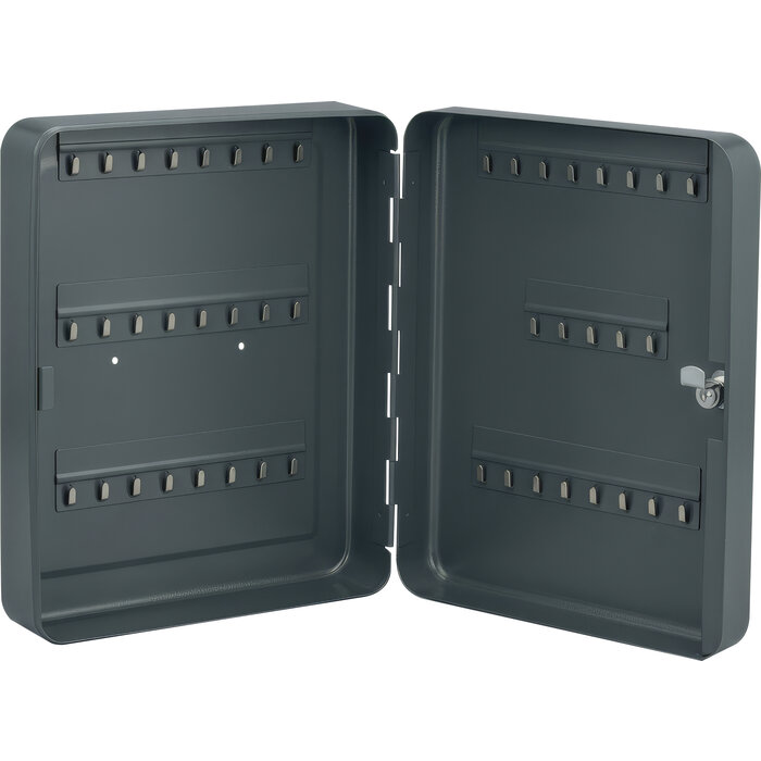 Armoire à clés - EXEM - Capacité 45 clés - Fixation murale - Gris anthracite RAL 7016-1