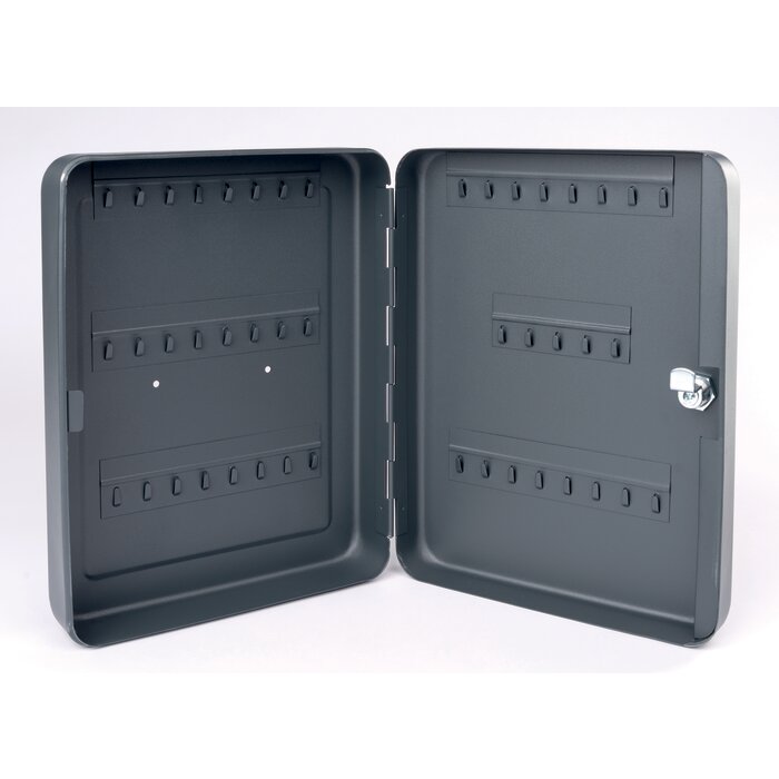 Armoire à clés - EXEM - Capacité 45 clés - Fixation murale - Gris anthracite RAL 7016-2