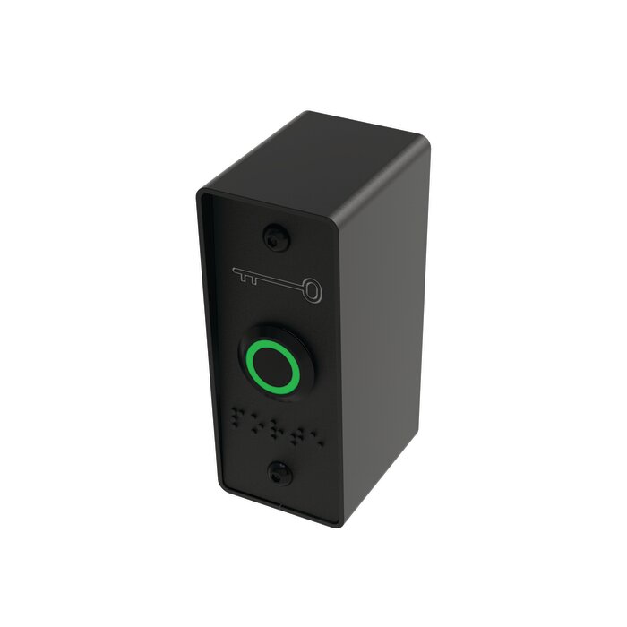 Bouton poussoir NO+NC avec LED – SEWOSY – 12V DC finition noire - Ø19 mm - IP65-2