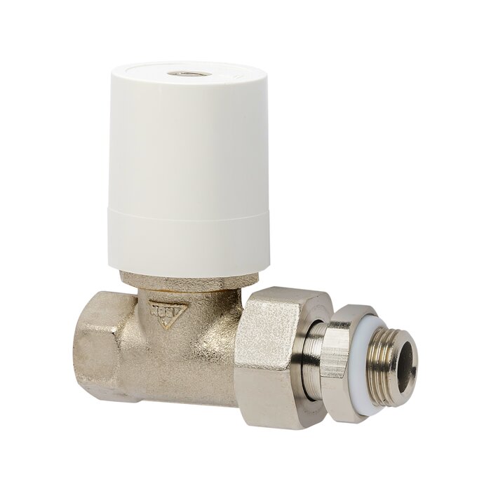 Robinet de radiateur droit à visser - F 3/4" - Simple réglage - RBM
