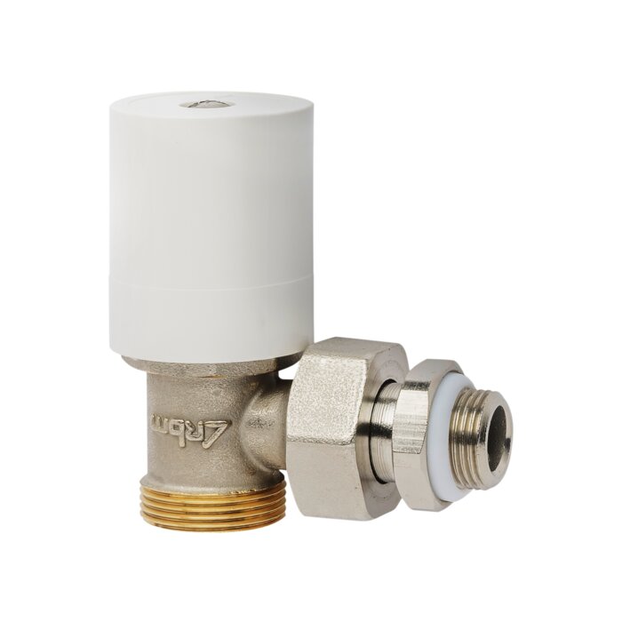 Robinet de radiateur équerre à visser - M 1/2" - Simple réglage - RBM