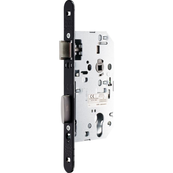 Serrure à mortaiser – VACHETTE – D458 Emergency – Axe 50 mm – Entraxe 70 mm-1