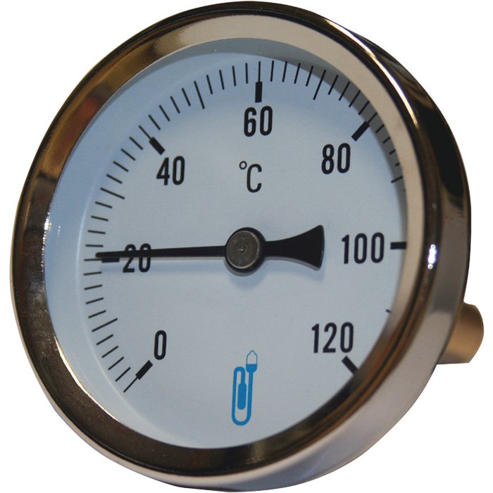 Thermomètre à cadran axial - DISTRILABO - Diamètre 40 mm-1