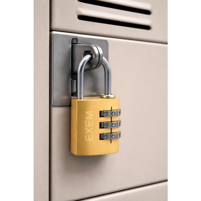 Cadenas à combinaison - Exem - 25 mm - 3 chiffres-4