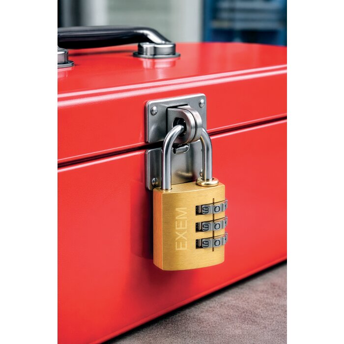 Cadenas à combinaison - Exem - 25 mm - 3 chiffres-5