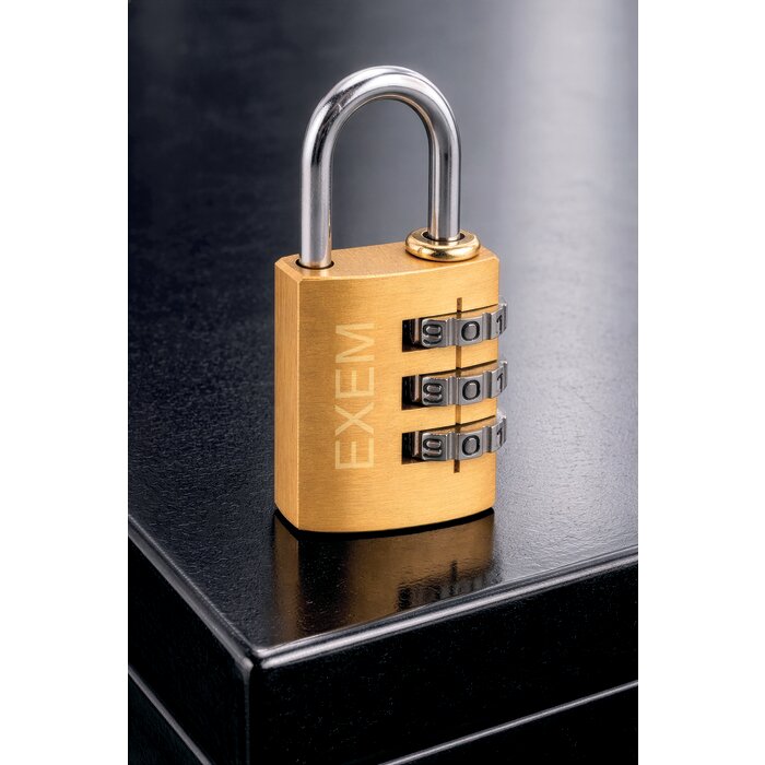 Cadenas à combinaison - Exem - 25 mm - 3 chiffres-6