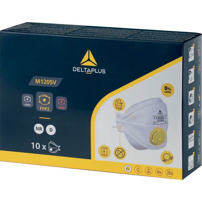Masque respiratoire jetable – DELTA PLUS – Boîte de 10-2