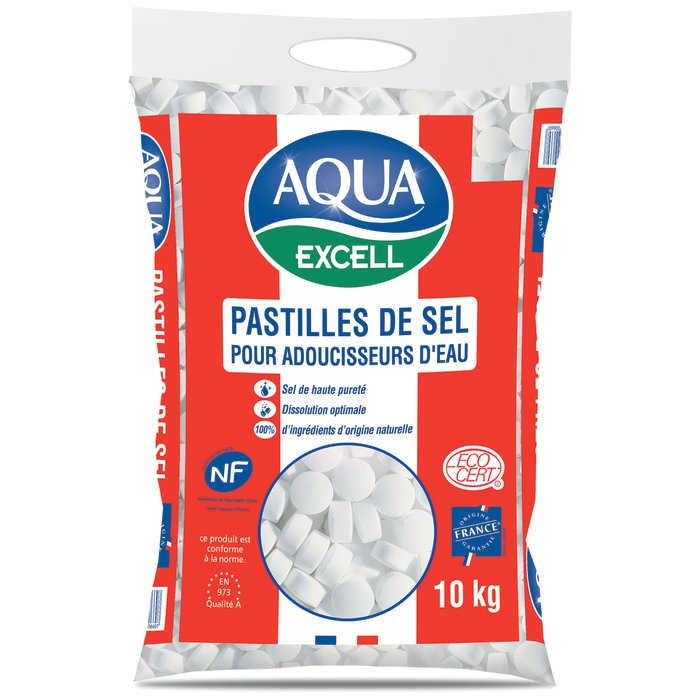 Pastilles de sel pour adoucisseur - AQUA CLASSIC - 10 kg