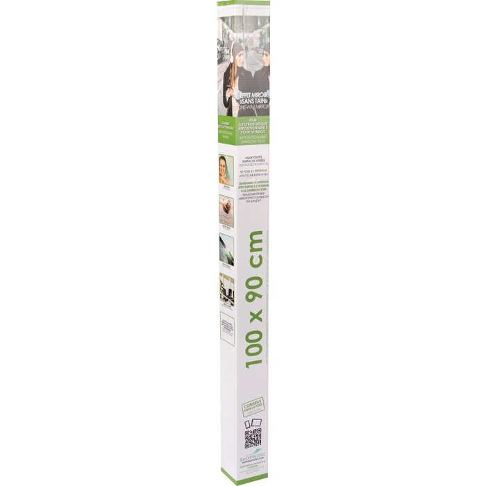 Film vitrage - NORDLINGER PRO - Aspect miroir - Repositionnable -  l 90 x L 100 cm-2