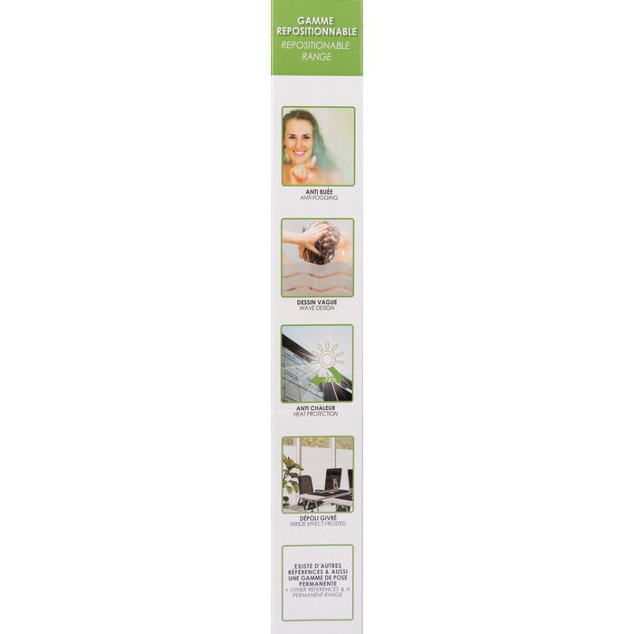 Film vitrage - NORDLINGER PRO - Aspect miroir - Repositionnable -  l 90 x L 100 cm-4