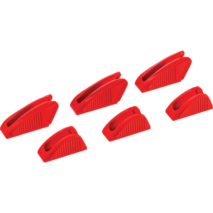 Trois paires de mâchoires de protection - KNIPEX - 96 x 17 mm