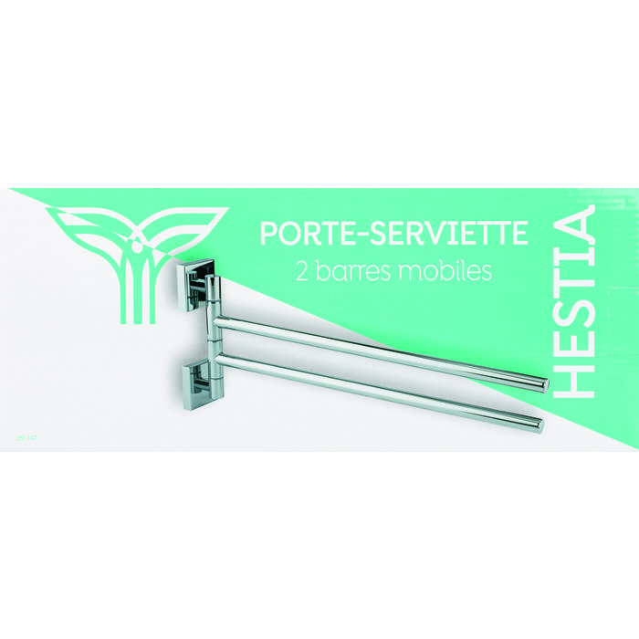 Porte-serviette Hestia - Odyssea - 2 barres mobiles-5