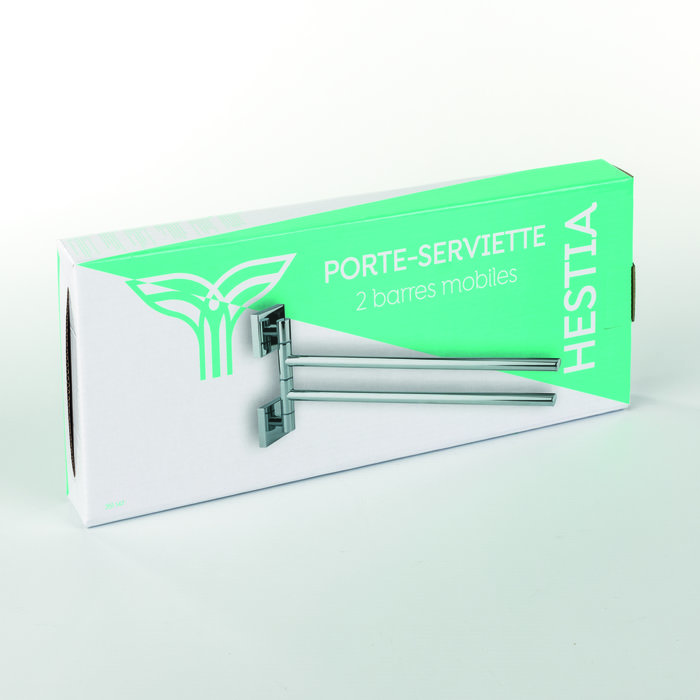 Porte-serviette Hestia - Odyssea - 2 barres mobiles-7