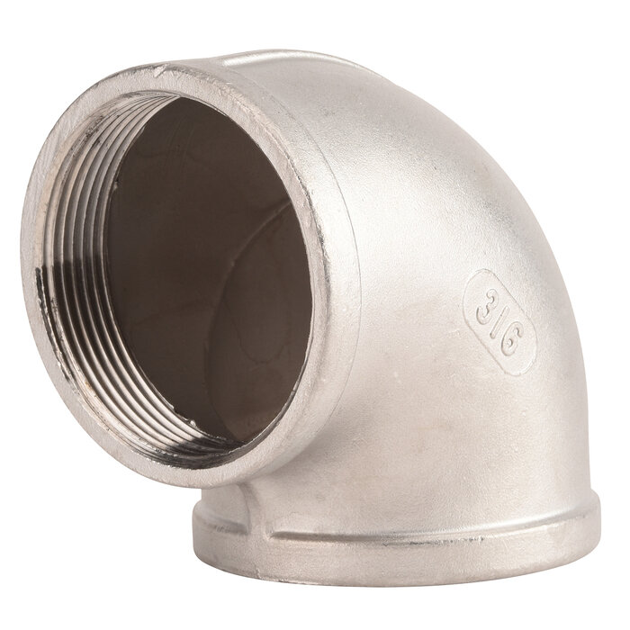 Coude inox 90° F/F – SFERACO – 26x34 (DN1") – filetage BSP-1