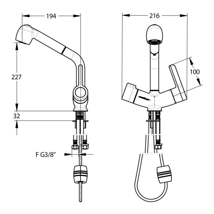 Mitigeur thermostatique - Mastermix - SANIFIRST - 4-6 l/min-1