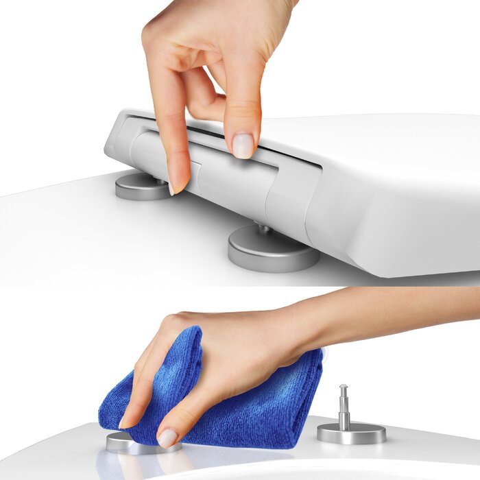 Abattant WC - BEMIS - ZEN 4 - 445 x 371 mm -8