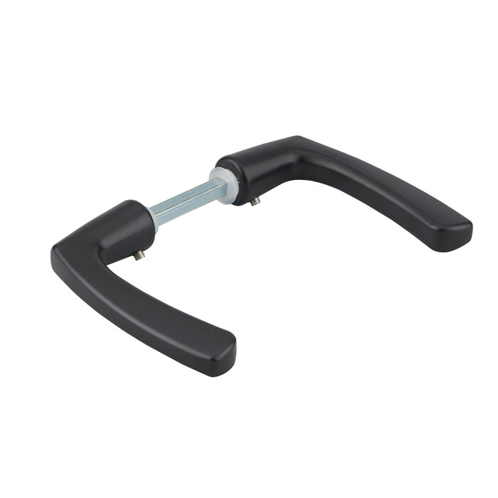 Béquille de porte double - Thirard - Carré 7 x 110 mm - Coloris noir-1