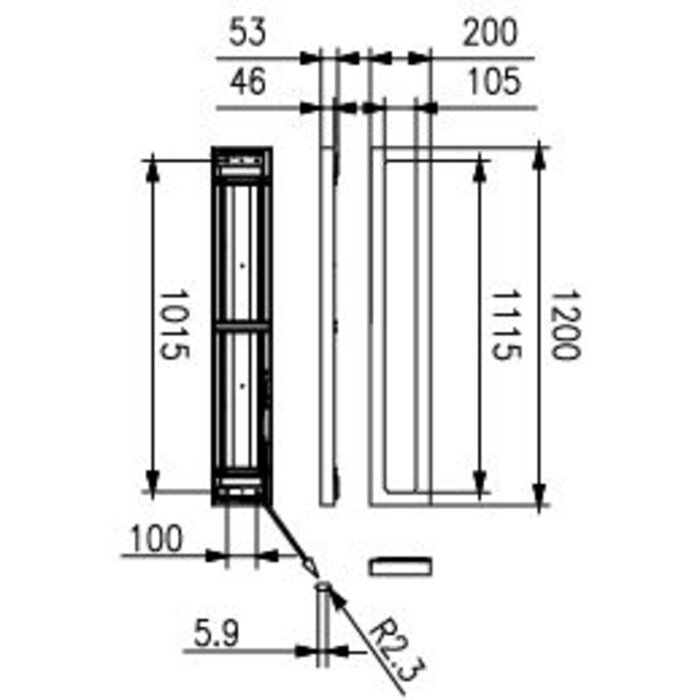 Panneau LED encastré 60x60 cm – Acier blanc - Éclairage uniforme et économique-1
