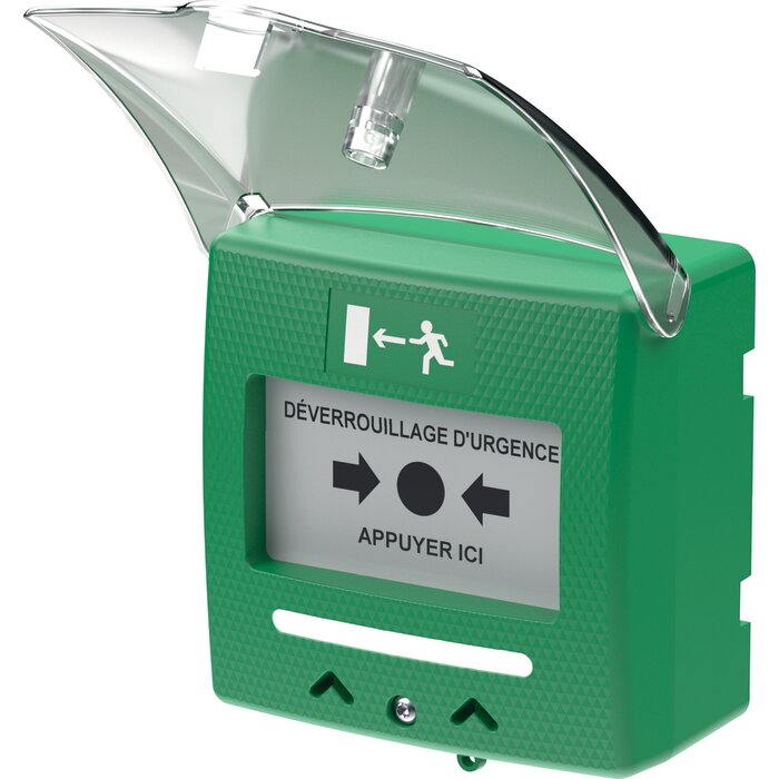 Déclencheur manuel issues de secours – SEWOSY – 2 contacts – 12-24V DC-1