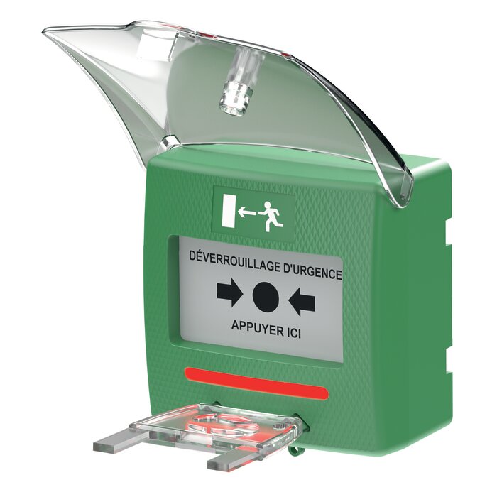Déclencheur manuel issues de secours – SEWOSY – 2 contacts – 12-24V DC-6