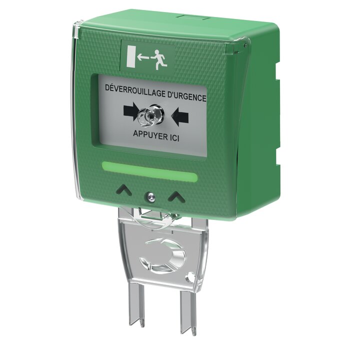 Déclencheur manuel issues de secours – SEWOSY – 2 contacts – 12-24V DC-8