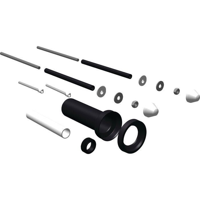 Kit manchons cuvette suspendue – REGIPLAST – Sortie Ø90/125-1