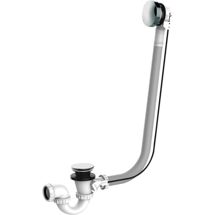 Vidage de baignoire automatique – VALENTIN - câble 650 mm – Plastique recyclé – NF-1